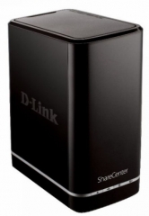 D-Link NAS mit 2 Einschüben 1TB Festplatte