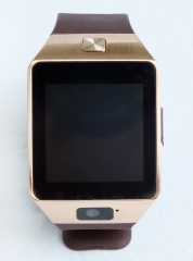 Smart Phone Watch DZ09 goldfärbig