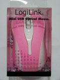 Logilink Mini USB Optical Mouse, Kabel-gebunden