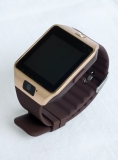 Smart Phone Watch DZ09 goldfärbig